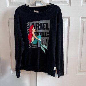 Vans X Disney Collab. Ariel Little Mermaid Crewneck Light Sweater